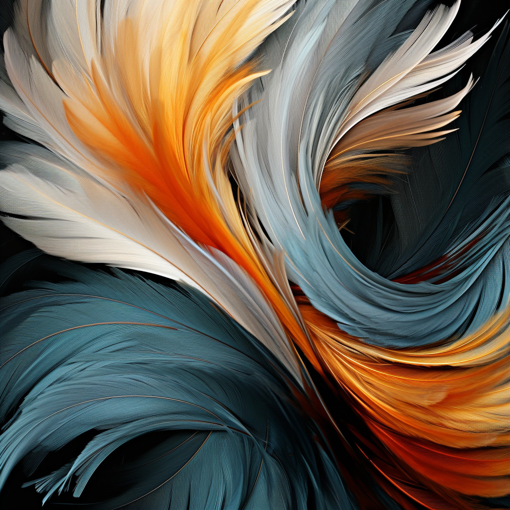 Vibrant Abstract Art of Varied Animal Tails in Minimalist Design - Free ...