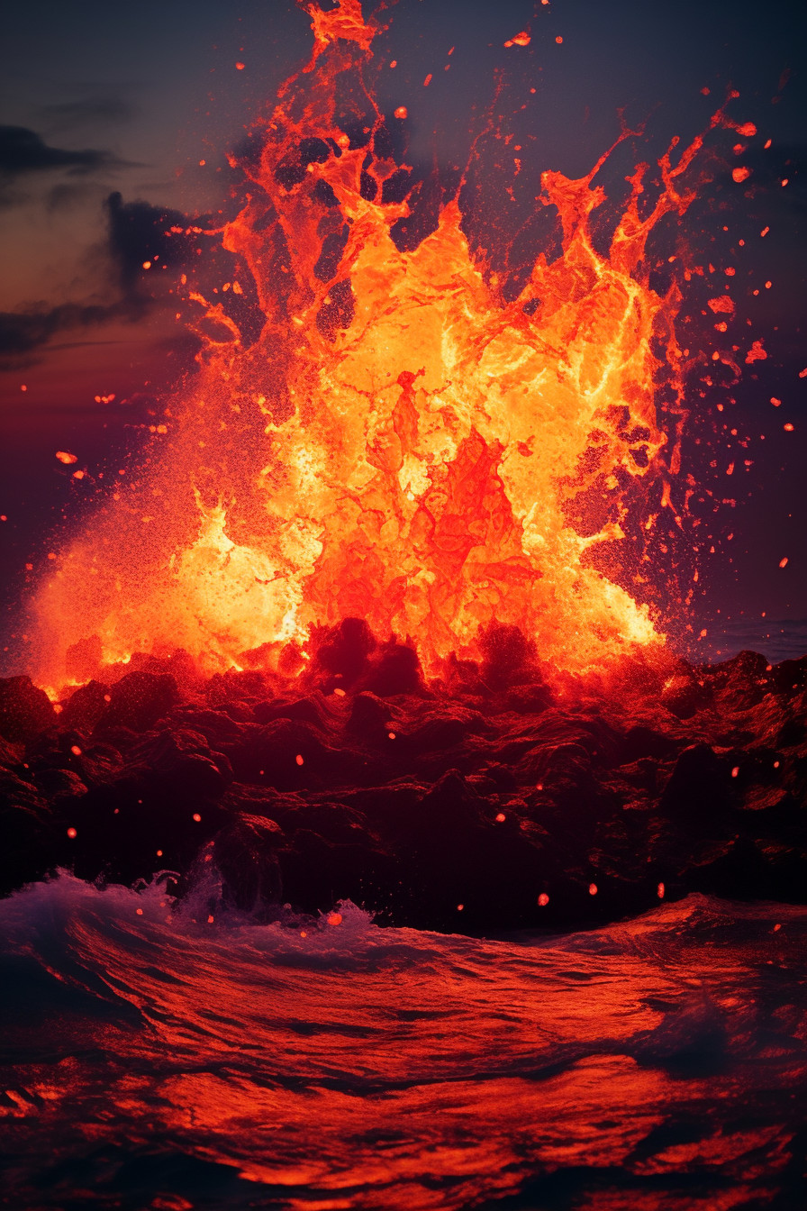 Underwater Volcanic Eruption Captured in HighResolution Photography